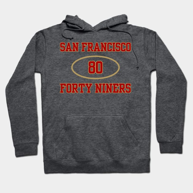 SAN FRANCISCO 49ERS JERRY RICE #80 Hoodie by capognad